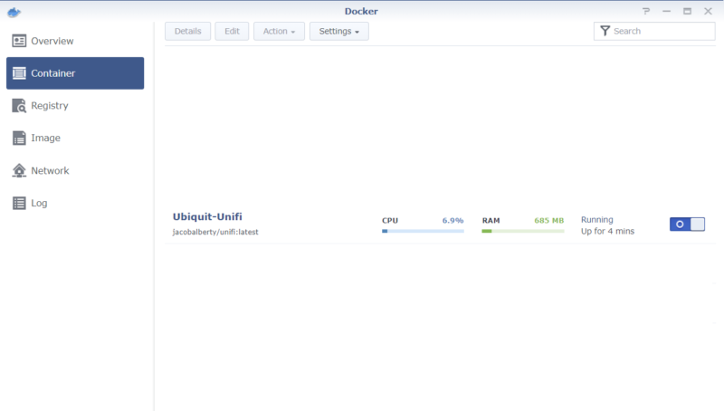 Ubiquity Unifi Controller on Synology DSM